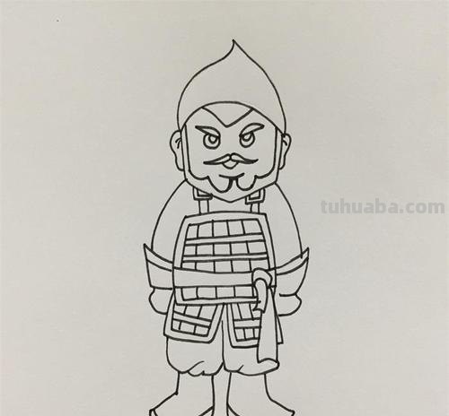 古代人怎么画简笔画 怎么画古代的士兵简笔画？