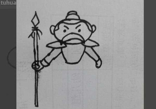 古代人怎么画简笔画 怎么画古代的士兵简笔画？
