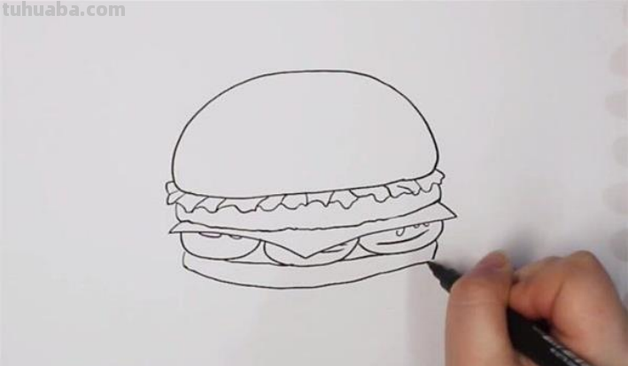 美食怎么画简笔画