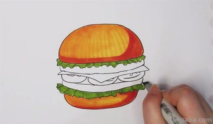 美食怎么画简笔画