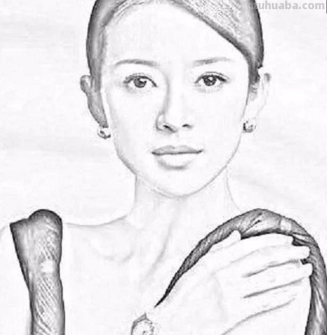素描女神,当下7位女神素描欣赏,你觉得谁最像