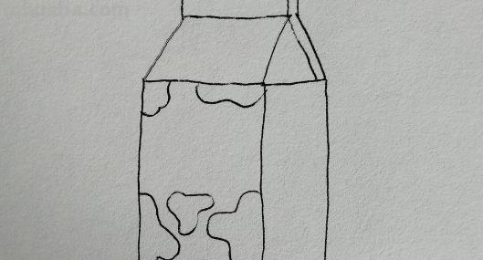 牛奶怎么画简笔画图片 一盒牛奶的简笔画？