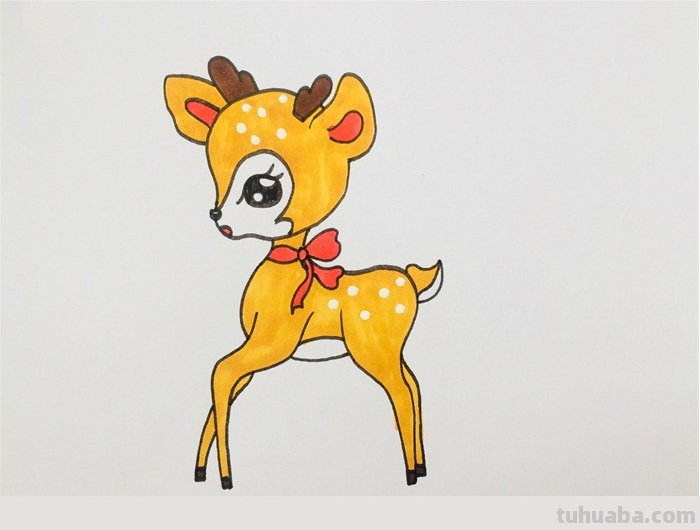 如何画好梅花鹿的简笔画?