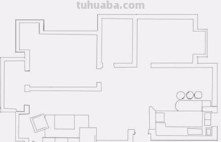 客厅怎么画简笔画图片 一年级简单画客厅？