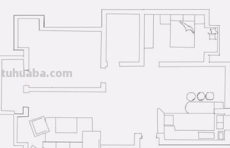 客厅怎么画简笔画图片 一年级简单画客厅？