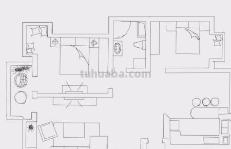 客厅怎么画简笔画图片 一年级简单画客厅？