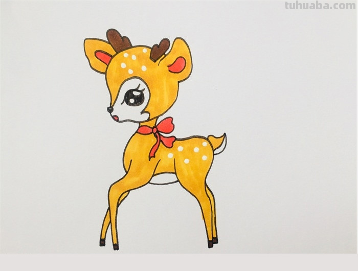 如何画好梅花鹿的简笔画?