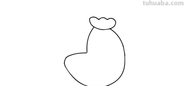 每天学一幅简笔画-大公鸡的画法