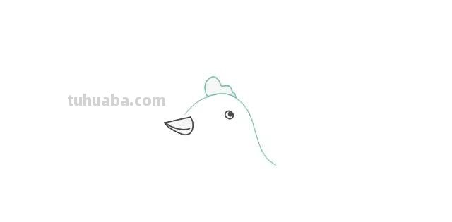 简笔画教程-手把手教你画老母鸡简笔画