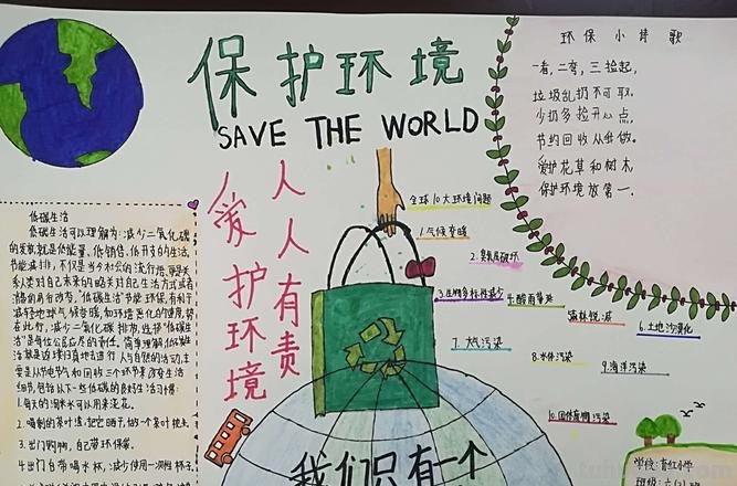 环保的手抄报怎么 环保手抄报怎么做?