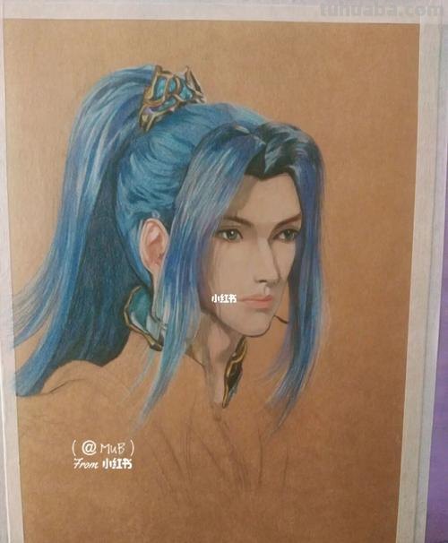 唐三怎么画 彩铅颜色 一步一步教我画唐三?