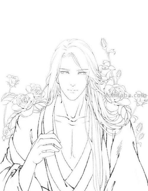 古风美男手绘步骤图 古风美男手绘步骤图片