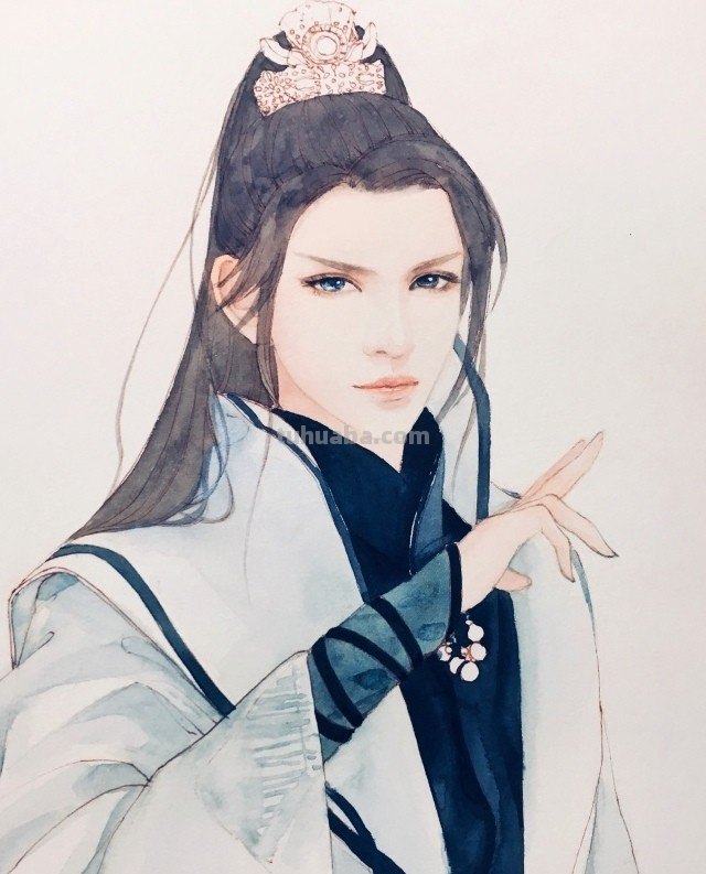 古风美男画画教程