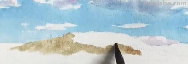 教你画一幅简单的水彩风景画 - 干货满满，小白必备