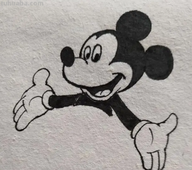 怎样画米奇老鼠