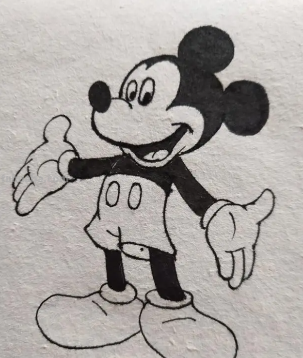 怎样画米奇老鼠