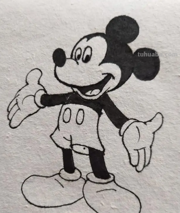 怎样画米奇老鼠