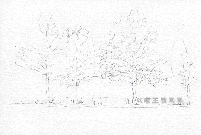 零基础如何画彩铅，教你画一幅浪漫的雪景