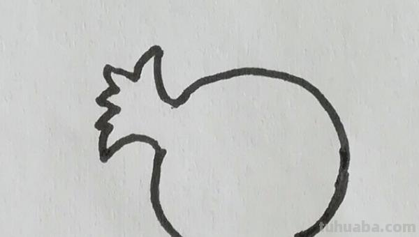 石榴怎么画简笔画图片 石榴的简笔画怎么画，一看步骤就会画？
