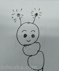 小蜜蜂的简笔画步骤是什么?