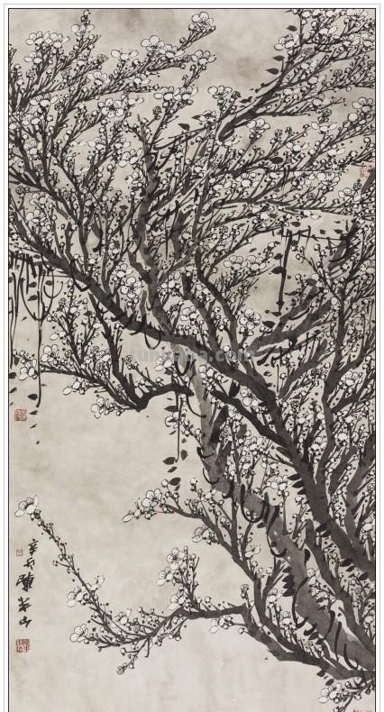 现代著名山水画家陈平四十二幅浑厚苍润经典绘画作品赏析