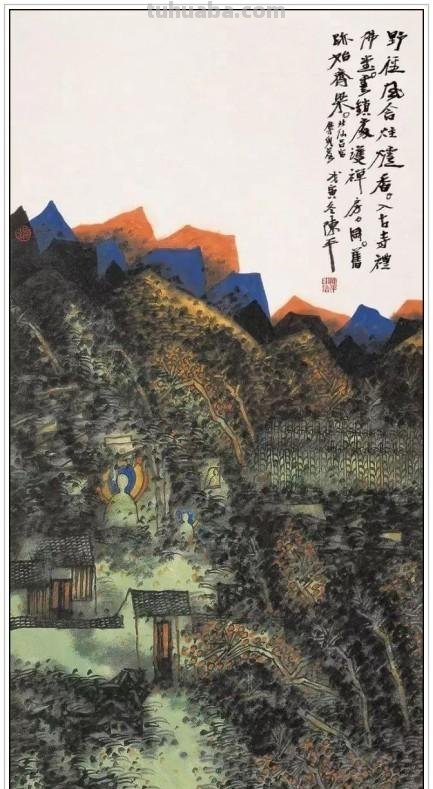 现代著名山水画家陈平四十二幅浑厚苍润经典绘画作品赏析