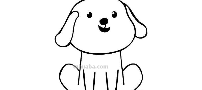 小狗的头怎么画简笔画 小狗简笔画怎么画?
