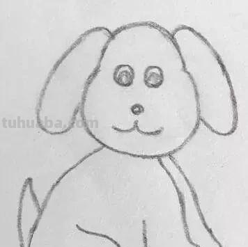 小狗的头怎么画简笔画 小狗简笔画怎么画？