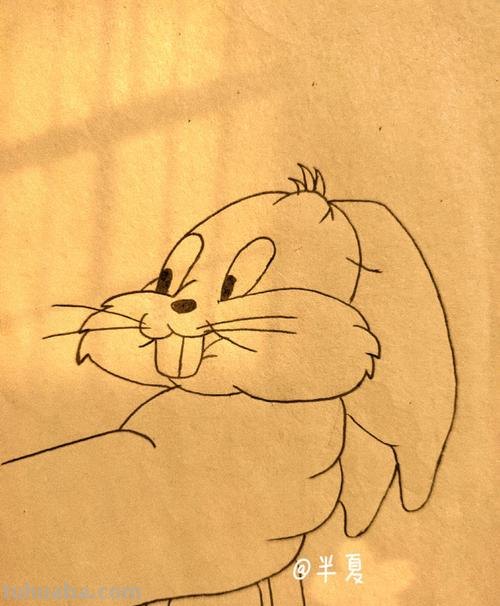 兔八哥简笔画画法教程 兔八哥简笔画步骤