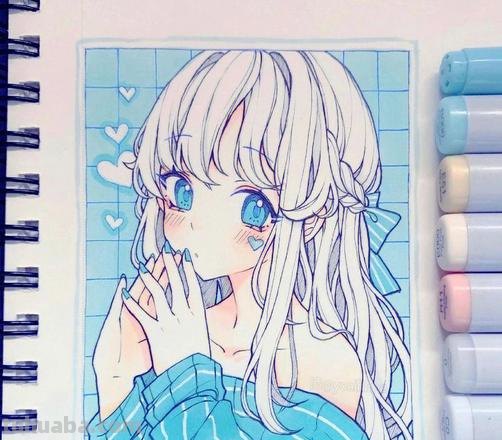 手绘动漫少女 手绘动漫少女图片