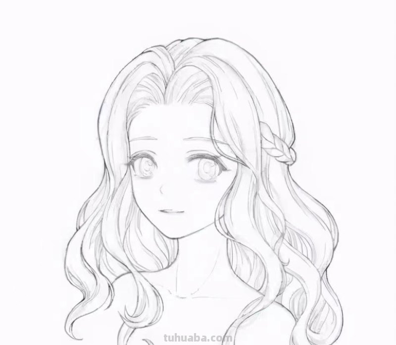 动漫少女手绘教程