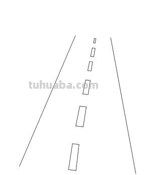 公路怎么画简笔画图片 简笔画公路的画法?