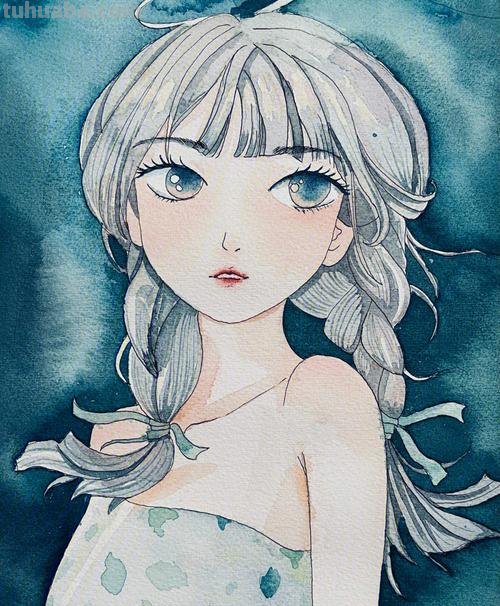 动漫水彩 动漫水彩人物