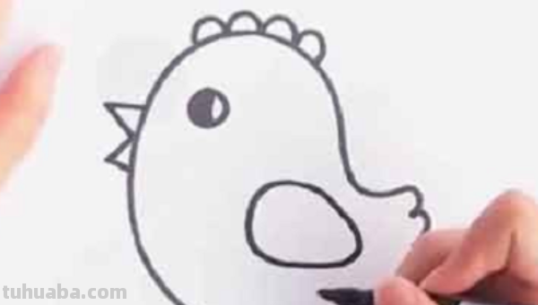 小鸡怎么画简笔画图片