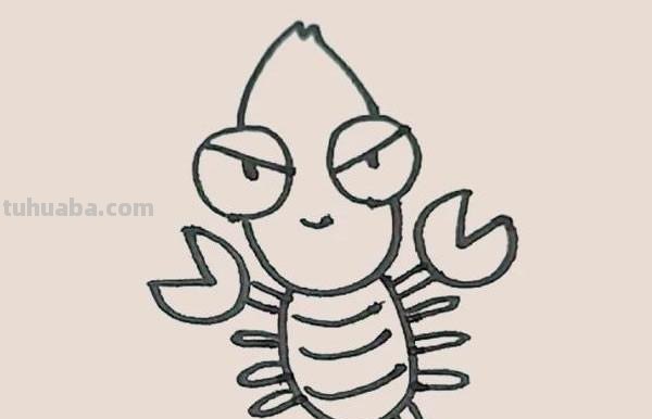 简笔画小龙虾怎么画 龙虾简笔画的画法?