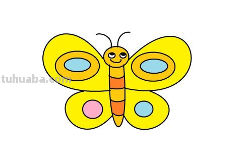 画蝴蝶又简单又漂亮