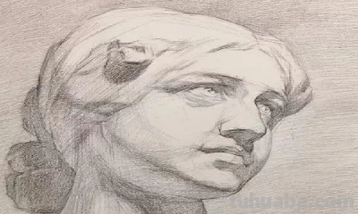 素描石膏像步骤及画法