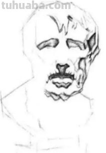 石膏头像素描步骤