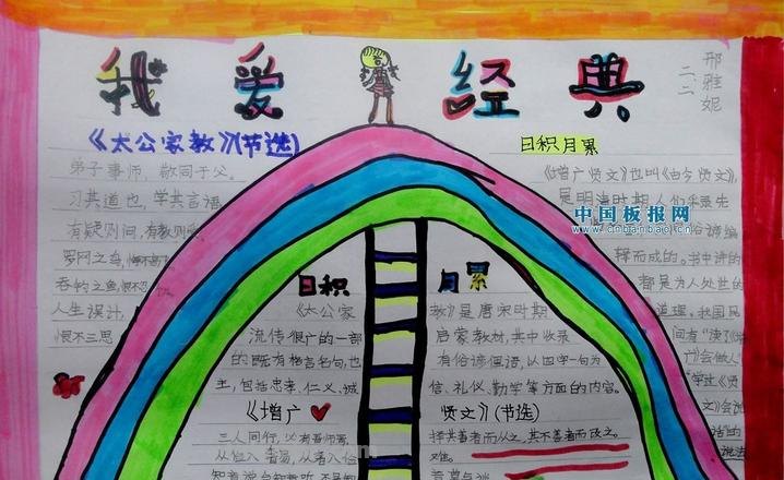 手抄报怎么写写什么 经典常谈手抄报内容?