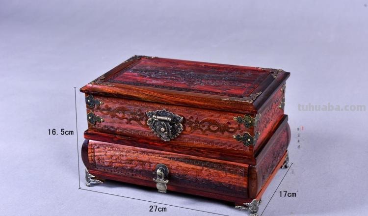 古代宫廷化妆盒怎么画 古代宫廷化妆盒怎么画的