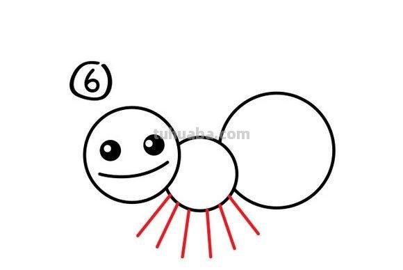 5种昆虫育儿简笔画，亲子绘画素材，2分钟就学会