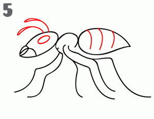 5种昆虫育儿简笔画，亲子绘画素材，2分钟就学会