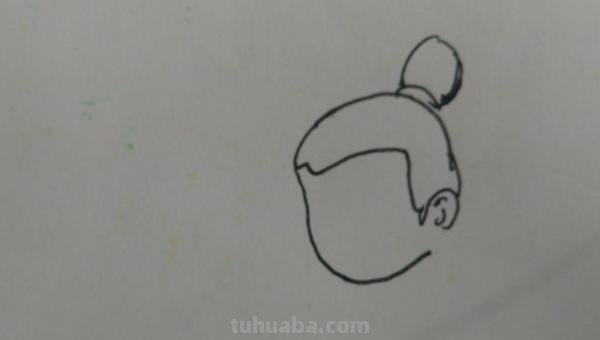 农民怎么画简笔画图片 怎么画一个背着锄头下地干活的老农民简笔画？