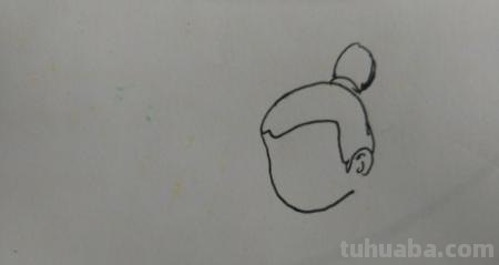 农民怎么画简笔画图片 怎么画一个背着锄头下地干活的老农民简笔画？