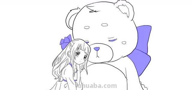 布偶女孩简笔画教程 布偶女孩简笔画教程图片