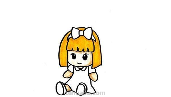 女孩喜欢的玩具怎么画