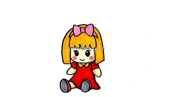女孩喜欢的玩具怎么画