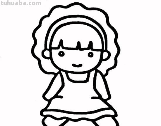 布偶女孩简笔画画法 布偶女孩简笔画画法图片