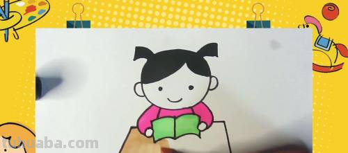 可爱呆萌少女怎么画