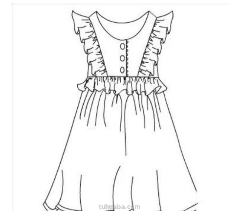 阳台裙子速写 速写默写画服装技巧？